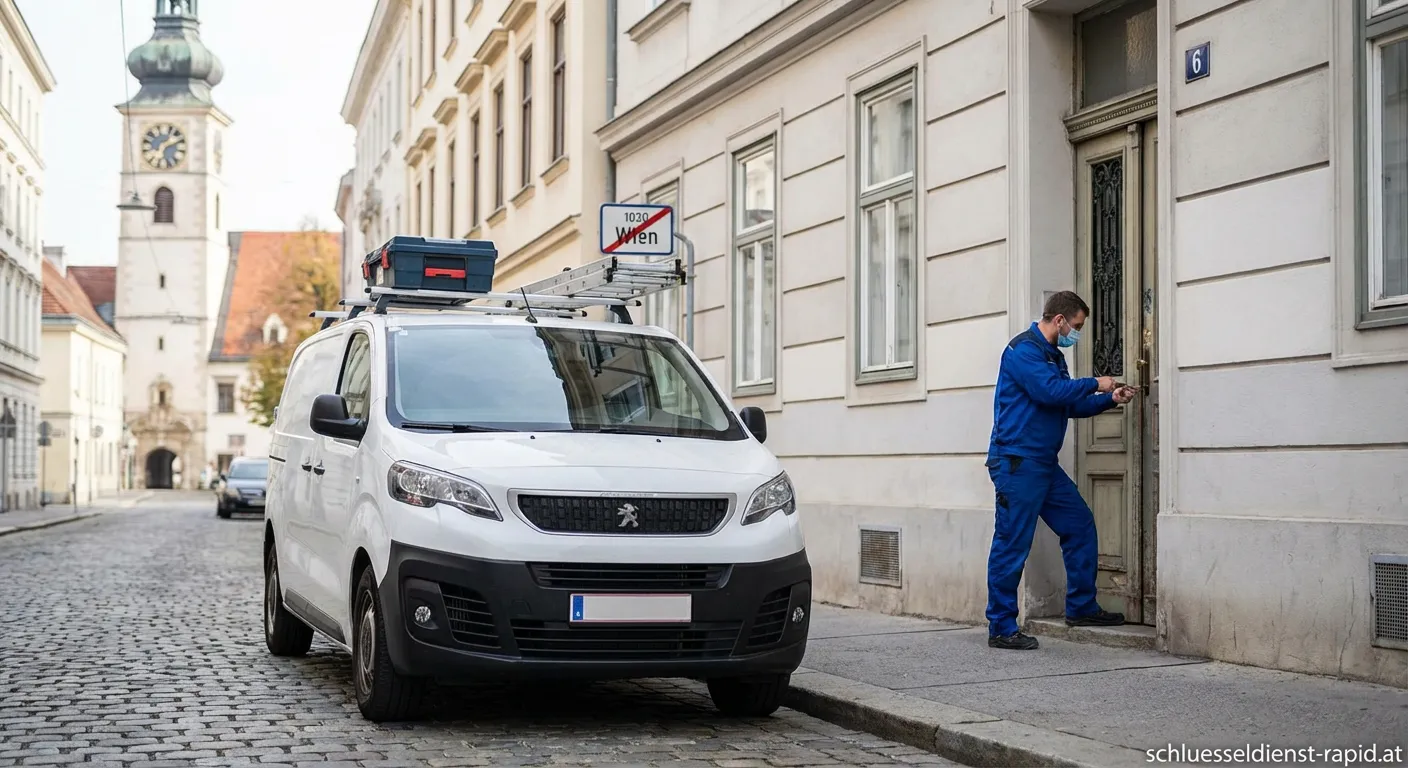Schlüsseldienst Techniker öffnet Wohnungstür in Wien Landstraße