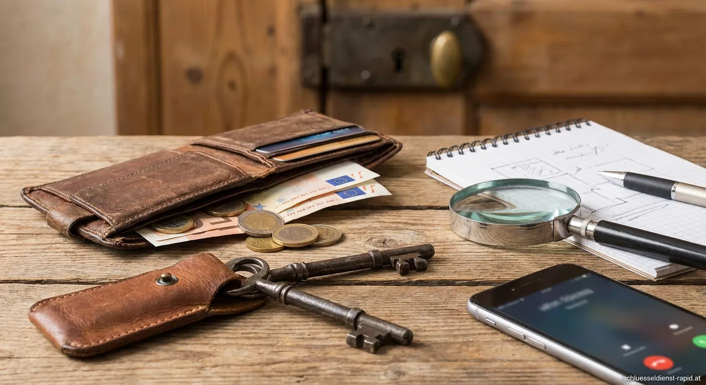 Verlorener Buntschlüsselschlösser an einer Haustür