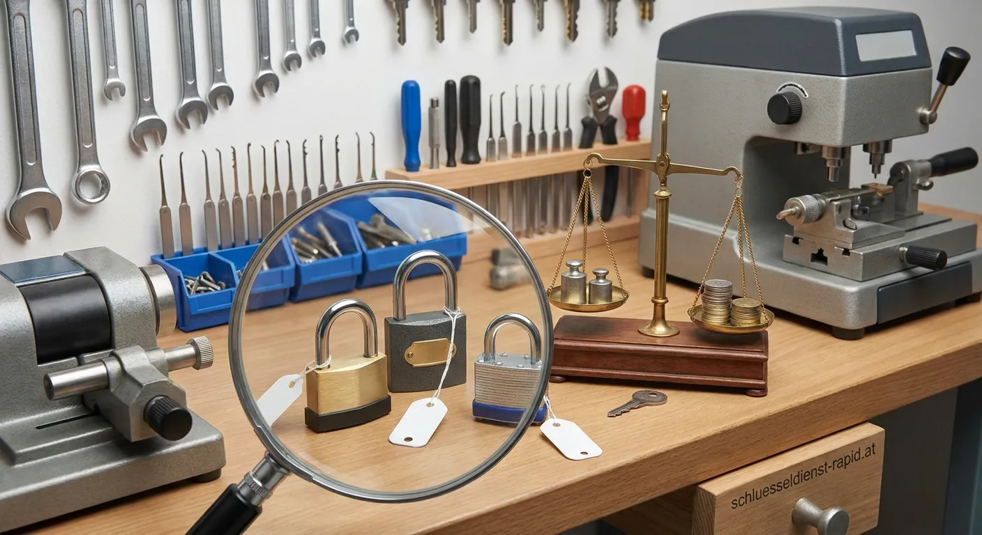 Schlüsseldienst-Handwerker bei der professionellen Türöffnung