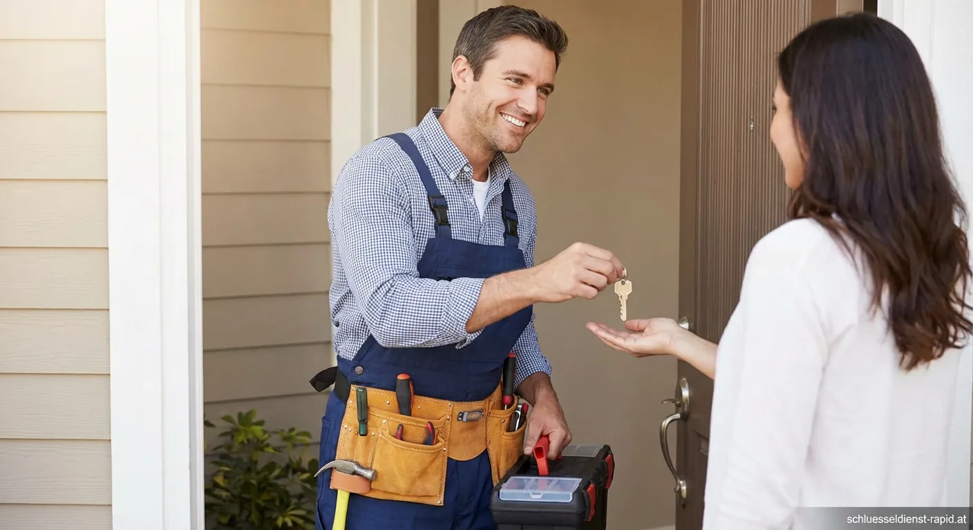 Seriöser Schlüsseldienst mit WKO-Zertifizierung bei der professionellen Türöffnung