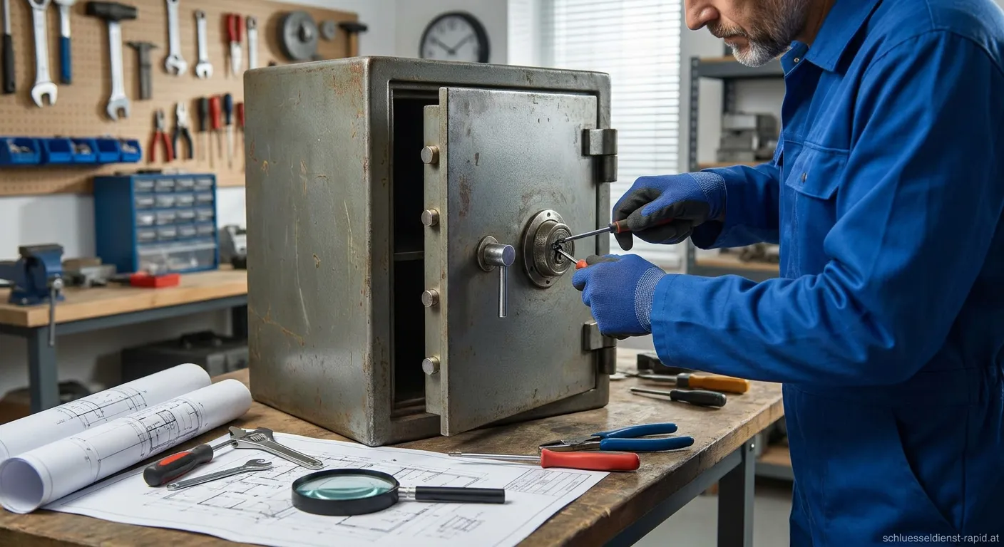 Tresor öffnen ohne Schlüssel durch professionellen Schlüsseldienst